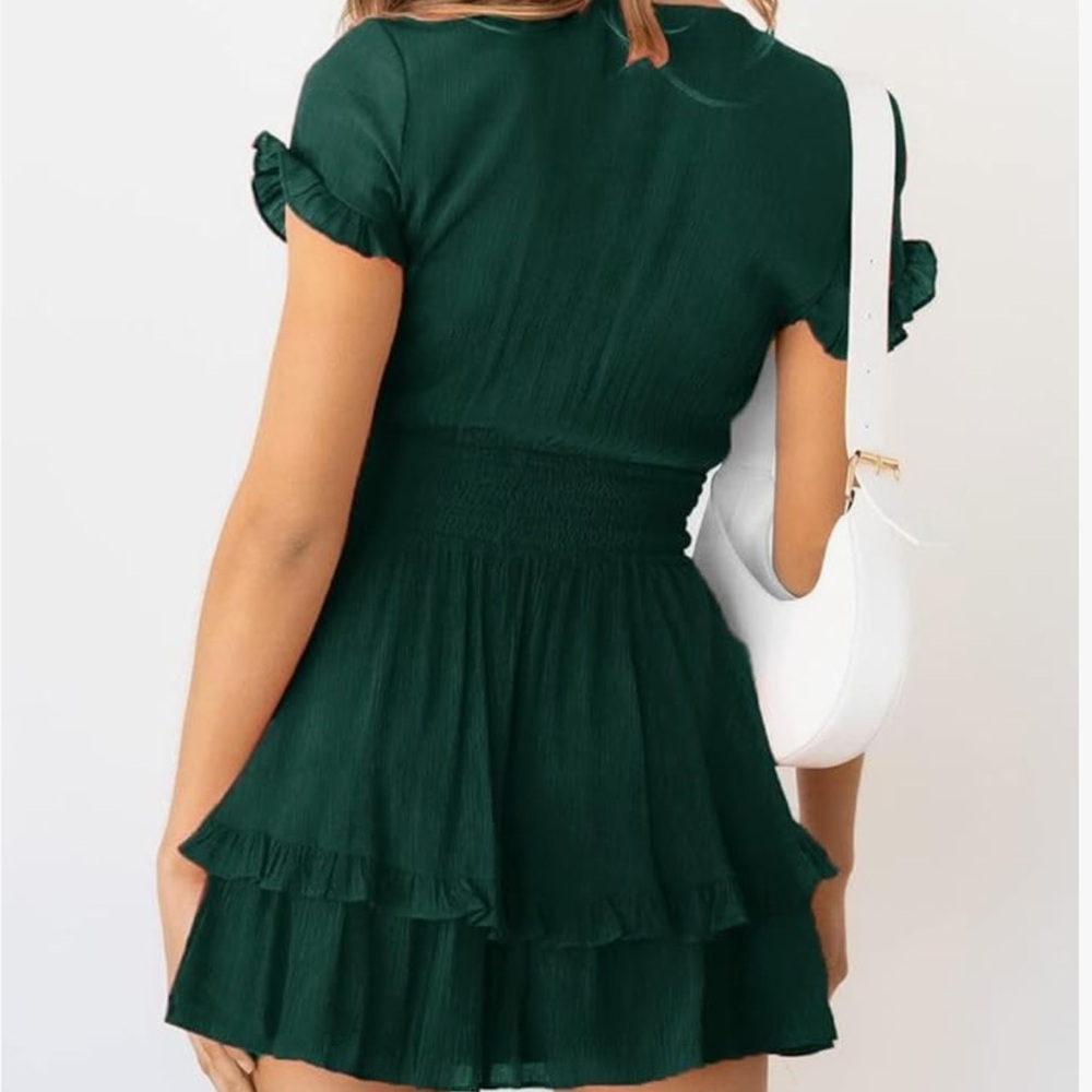 Prettygarden Green Ruffle Mini Dress - Picture 9 of 9
